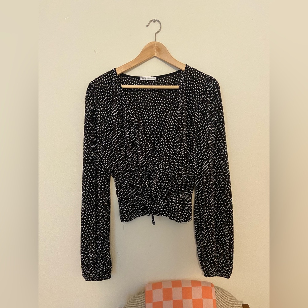 Zara Polka Dot Blouse